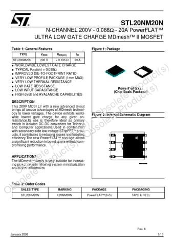  Datasheet Preview Page 1