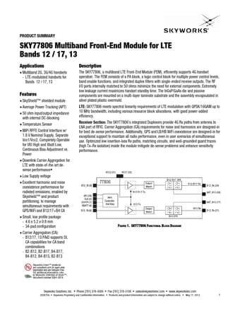  Datasheet Preview Page 1