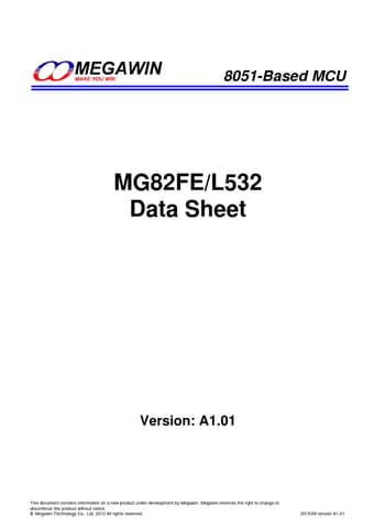  Datasheet Preview Page 1