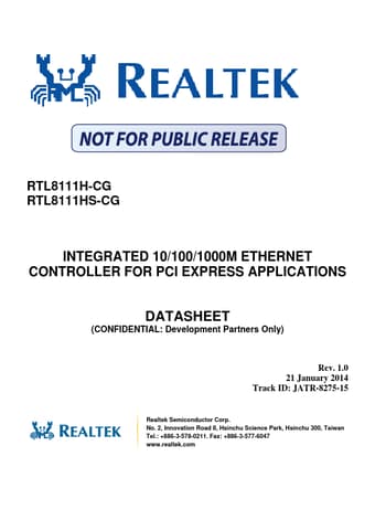  Datasheet Preview Page 1