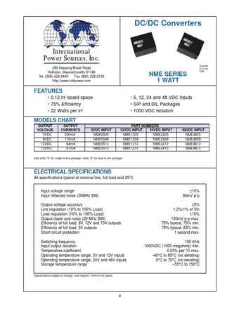  Datasheet Preview Page 1