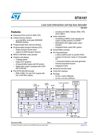  Datasheet Preview Page 1