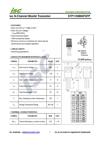  Datasheet Preview Page 1