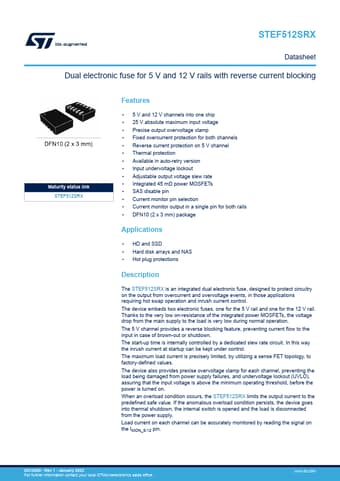  Datasheet Preview Page 1