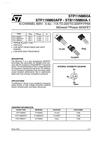  Datasheet Preview Page 1
