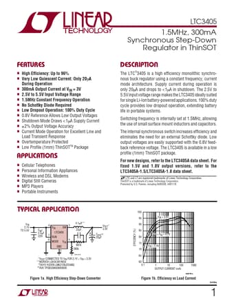  Datasheet Preview Page 1