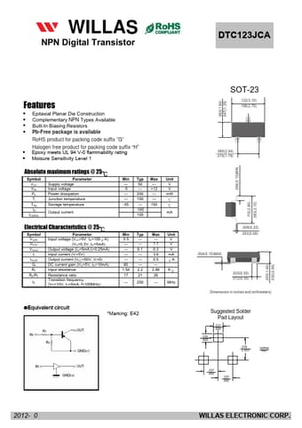  Datasheet Preview Page 1