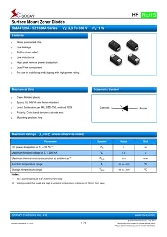  Datasheet Preview Page 1
