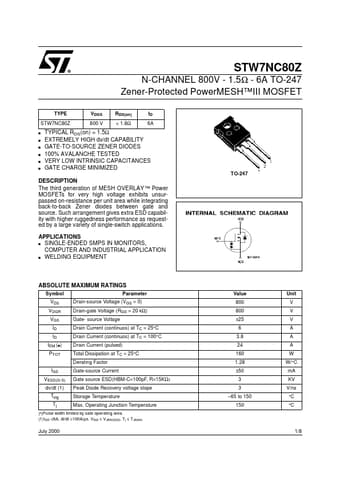  Datasheet Preview Page 1