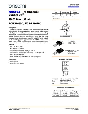  Datasheet Preview Page 1