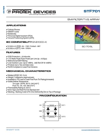  Datasheet Preview Page 1