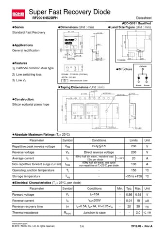  Datasheet Preview Page 1