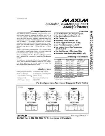  Datasheet Preview Page 1
