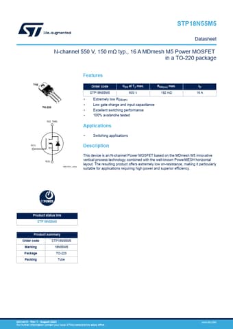  Datasheet Preview Page 1