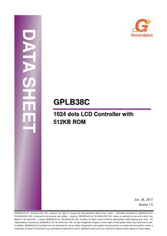  Datasheet Preview Page 1