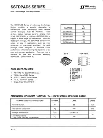  Datasheet Preview Page 1