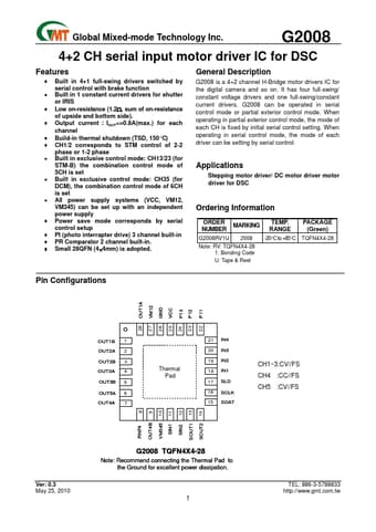  Datasheet Preview Page 1