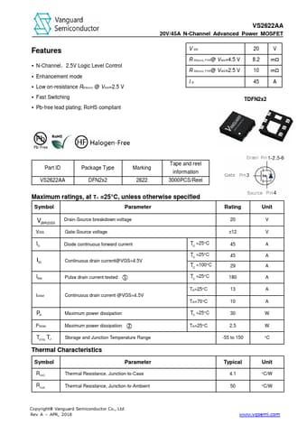  Datasheet Preview Page 1