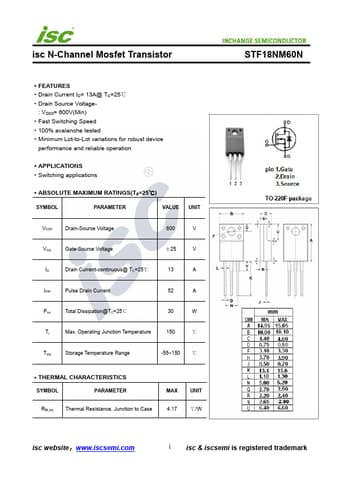  Datasheet Preview Page 1