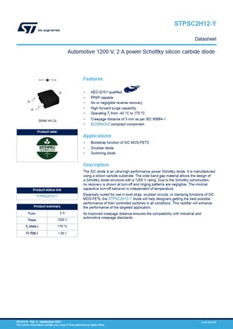  Datasheet Preview Page 1
