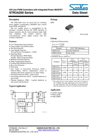  Datasheet Preview Page 1