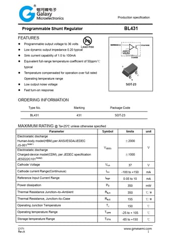  Datasheet Preview Page 1