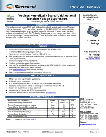  Datasheet Preview Page 1