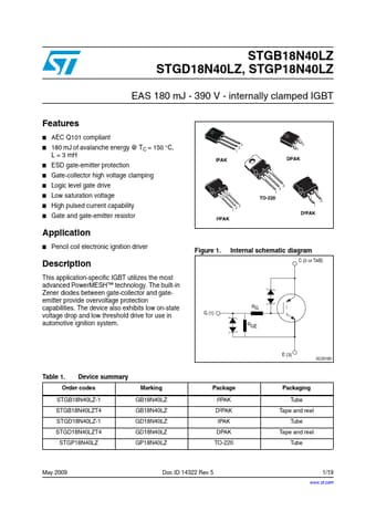  Datasheet Preview Page 1