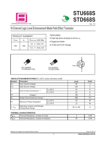  Datasheet Preview Page 1