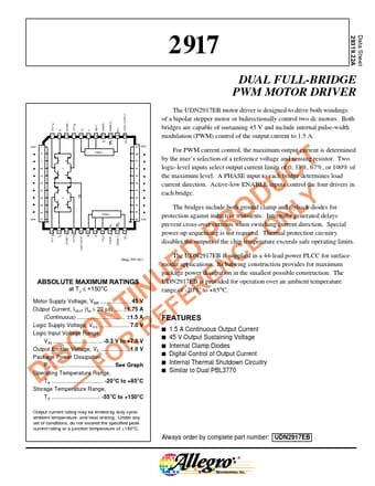  Datasheet Preview Page 1