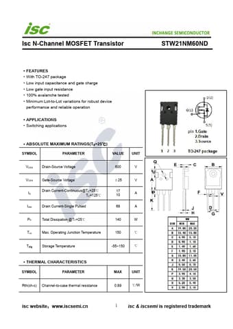  Datasheet Preview Page 1