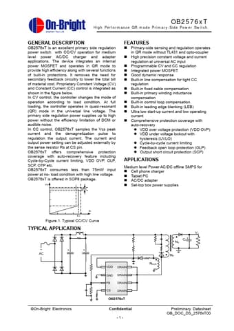  Datasheet Preview Page 1