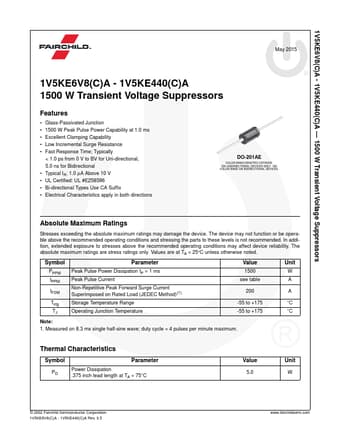  Datasheet Preview Page 1