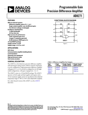  Datasheet Preview Page 1