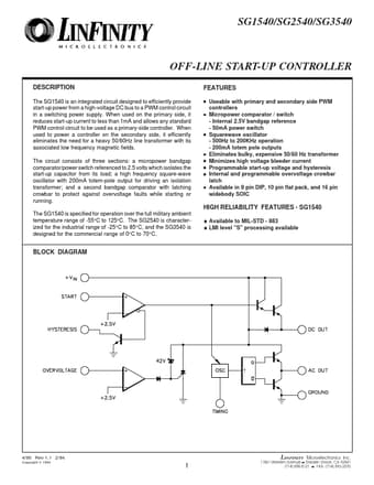  Datasheet Preview Page 1