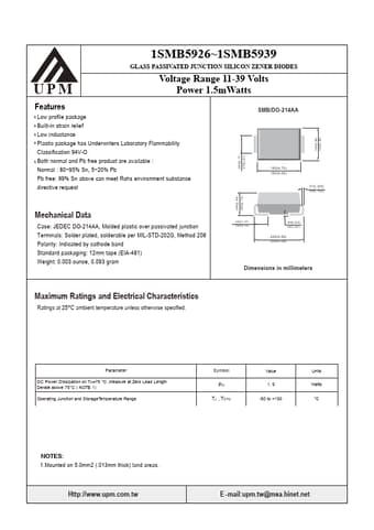  Datasheet Preview Page 1