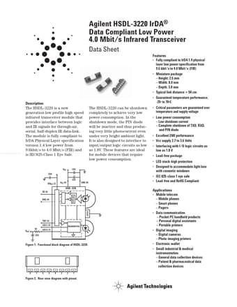  Datasheet Preview Page 1