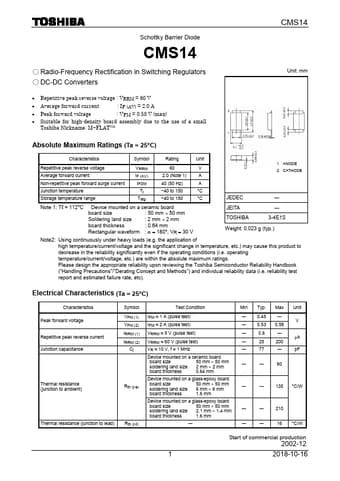  Datasheet Preview Page 1
