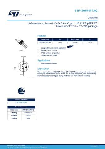  Datasheet Preview Page 1
