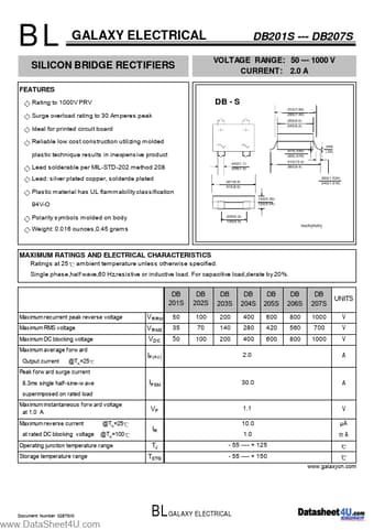  Datasheet Preview Page 1