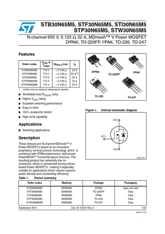  Datasheet Preview Page 1