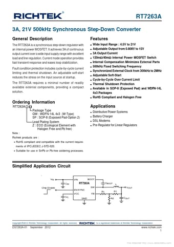  Datasheet Preview Page 1