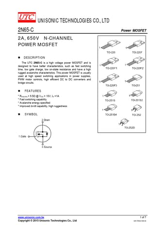  Datasheet Preview Page 1