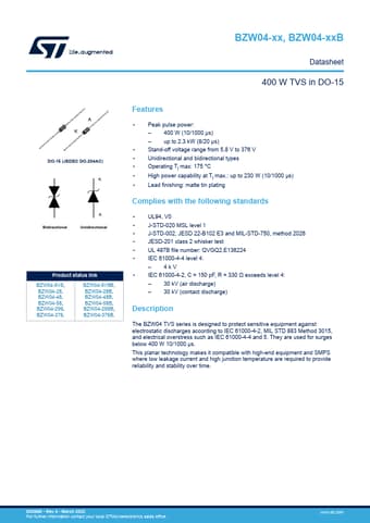  Datasheet Preview Page 1