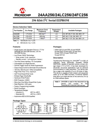  Datasheet Preview Page 1
