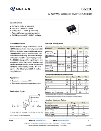  Datasheet Preview Page 1