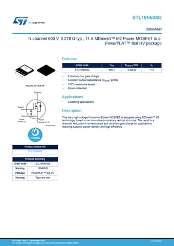  Datasheet Preview Page 1