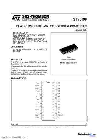 Datasheet Preview Page 1