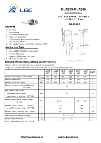  Datasheet Preview Page 1