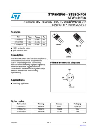  Datasheet Preview Page 1